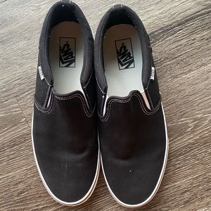 Black Slip On Vans